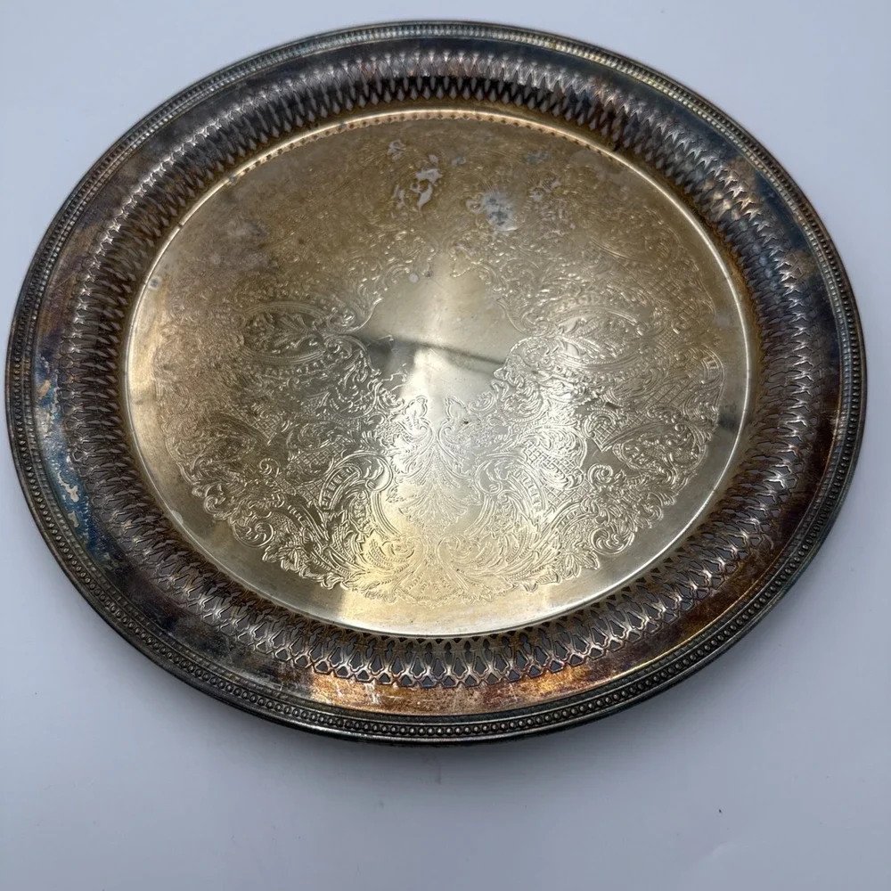 Vtg Silver-plate 12